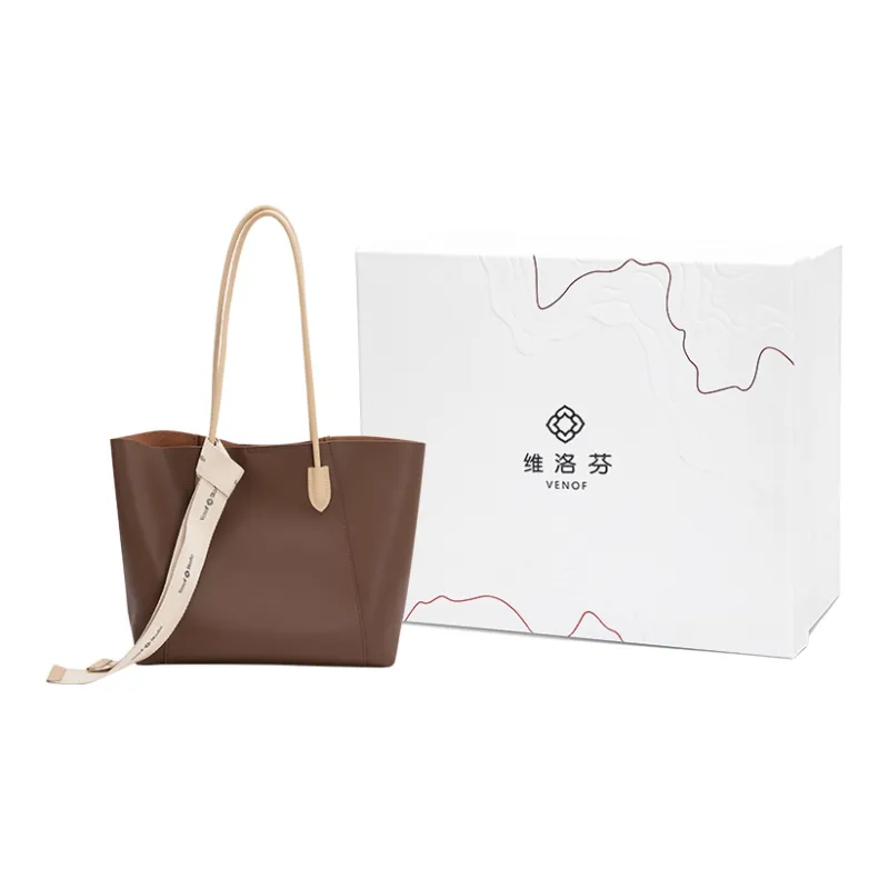 VENOF Soft Leather Tote Bag, Shopping Bag, Handbag, Shoulder Bag Women's Multicolor-38