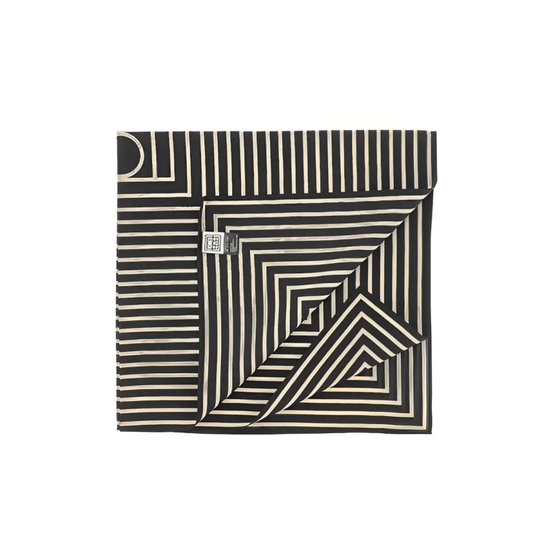 TOTEME Striped Square Scarf-0