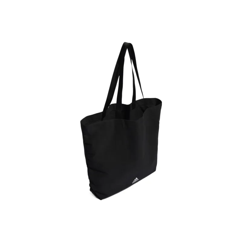 Adidas Cotton Patchwork Canvas Tote Bag Shopping Bag Canvas Bag Handbag Regular Unisex Black-1