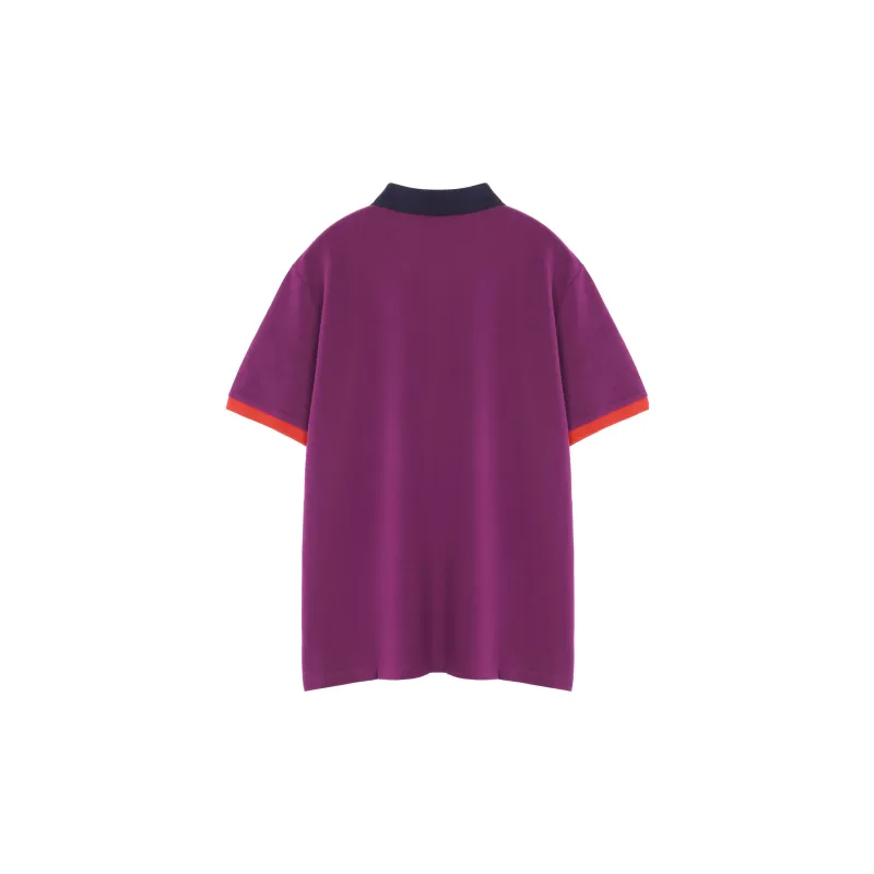 Burberry Polo Shirts Men Purple-1