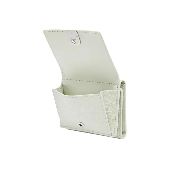 LOEWE Anagram Pebbled Calfskin Wallet Women's Light Celadon-2