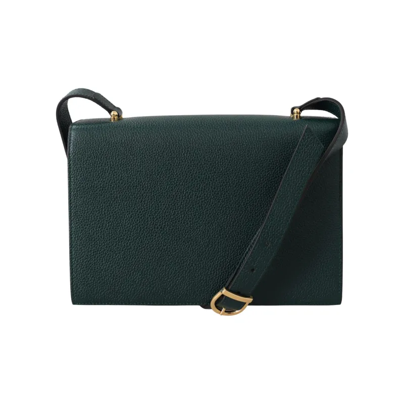 GUCCI Zumi Grained Leather Crossbody Bag Shoulder Bag Women's Green-2