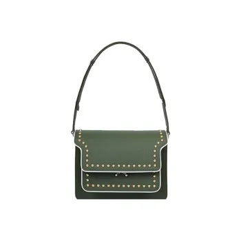 MARNI Cow Leather Trunk Bag Small Square Bag Shoulder Bag Women's Jasper