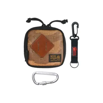Rough Enough Polyamide Pendant Card Holder Wallet Coin Purse Medium Size Unisex Camouflage Khaki