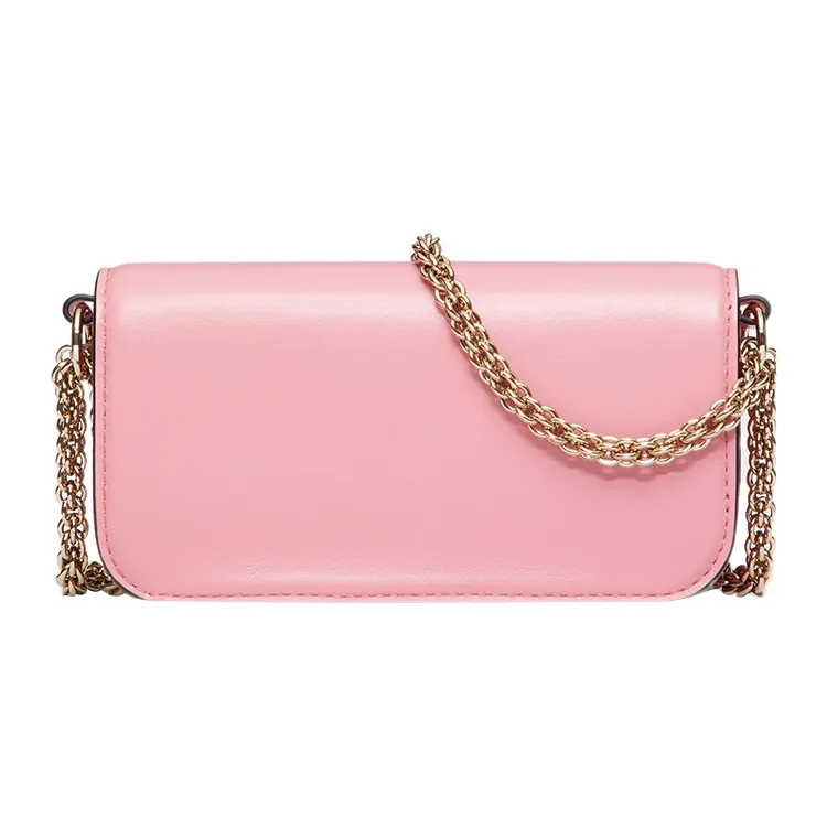 Valentino Locò Faux Crystal Shoulder Bag, Crossbody Bag, Handbag Mini Women's Pink-3