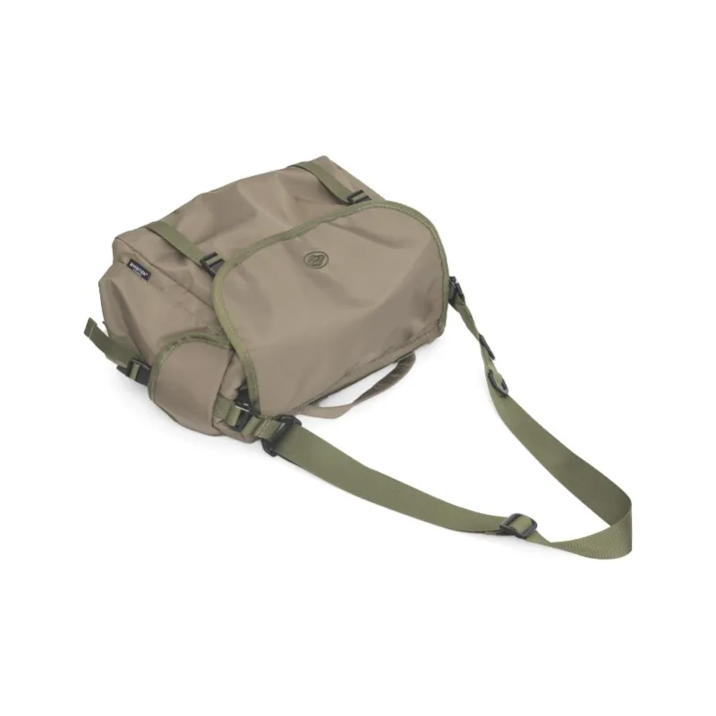 MYEDITION Nylon Messenger Bag Travel Bag Unisex Black-12