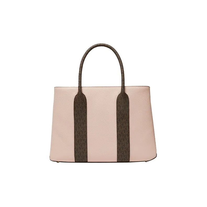 MICHAEL KORS Austin Leather Trim Handbag Shoulder Bag Crossbody Bag Large Size Women's Soft Pink-1