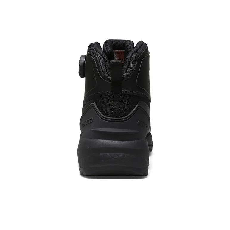 HUMTTO Slip Resistant, Abrasion Resistant, Breathable Mid Top Hiking Shoes Men's Black-3