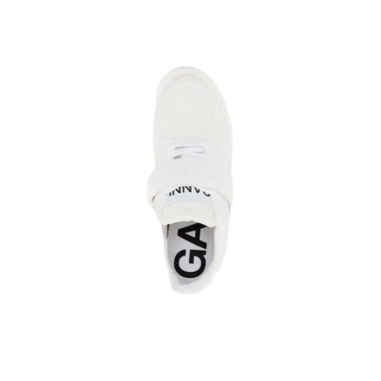GANNI Logo-patch Low-top Sneakers-3