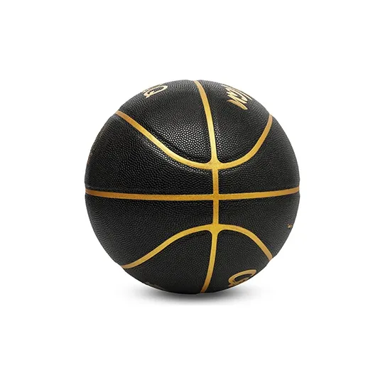 COURTMAN x QQfamily PU Basketball Black Gold Size 7 Standard Ball Training-3