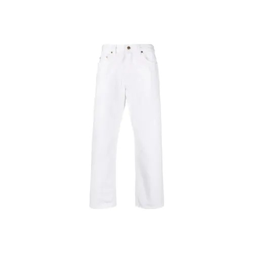 Golden Goose Distressed-hem Straight-leg Jeans