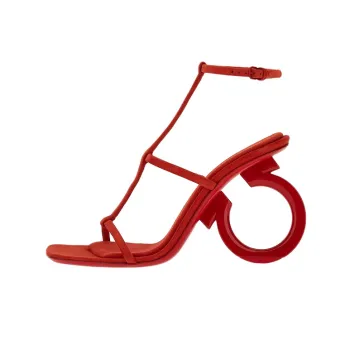 FERRAGAMO Elina 105mm Suede Sandals
