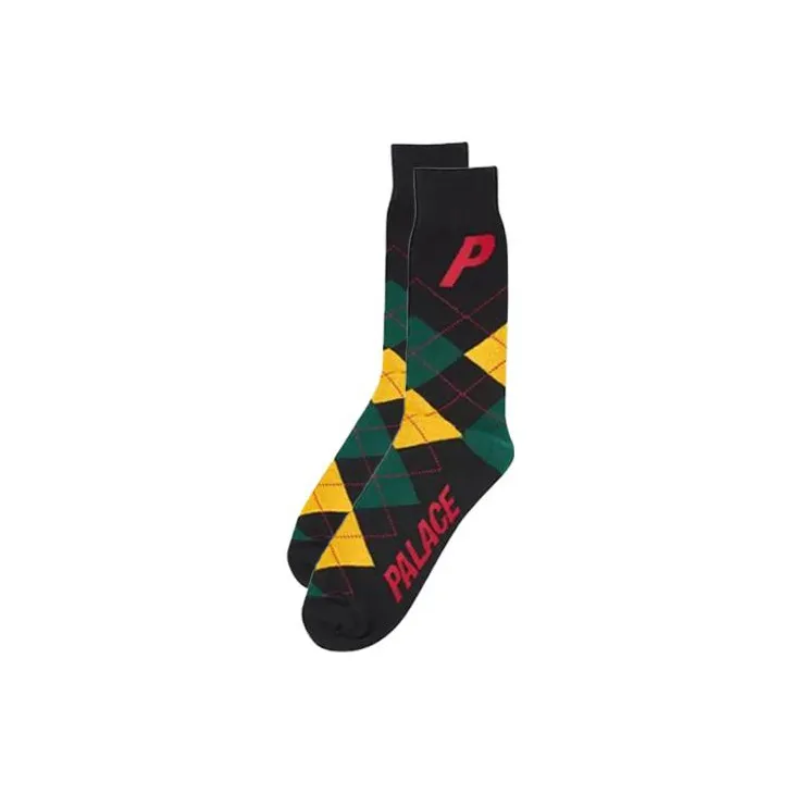 PALACE Argyll Sock 'Rasta'-0