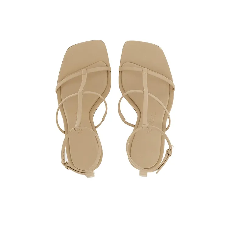 FERRAGAMO Elina One Strap Sandals Women's Light Umber-3