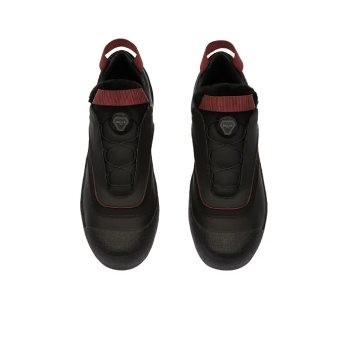 BALLY Curtys Low-Top Stylish Skateboarding Shoes Men's Black-2