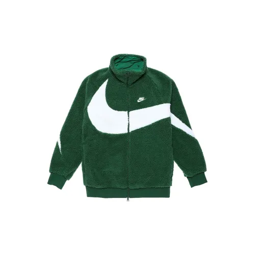 Nike Sportswear Big Swoosh Reversible Boa Jacket Asia Sizing 