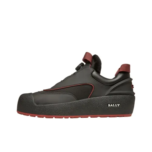 BALLY Skateboard Shoes Men Low-Top Black