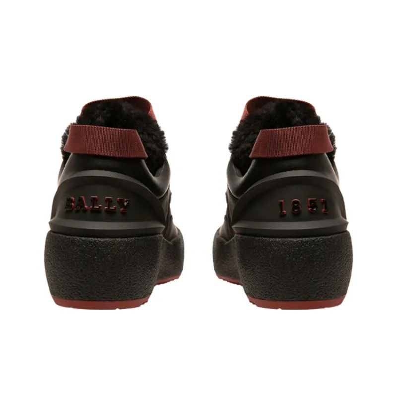 BALLY Curtys Low-Top Stylish Skateboarding Shoes Men's Black-3