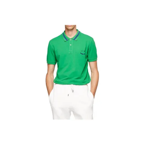 Paul Smith Polo Shirts Men Bright Green