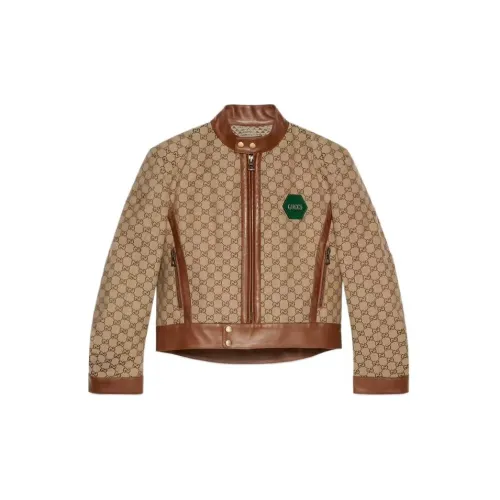 GUCCI Jackets Men Brown