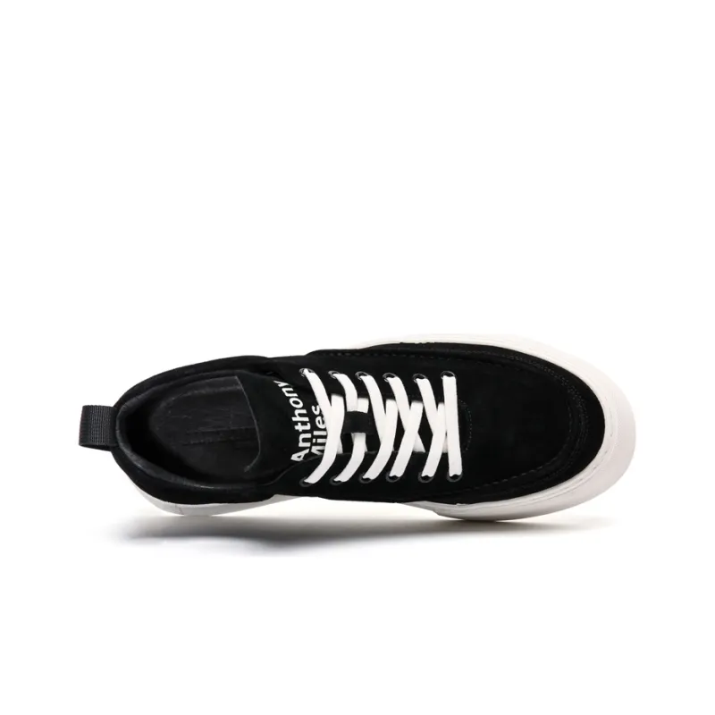 Anthony Miles Stylish Skateboarding Shoes Men's Black-2