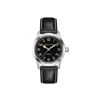 HAMILTON Khaki Field Series Automatic Mechanical Movement Unisex Watch 38 Black Dial
