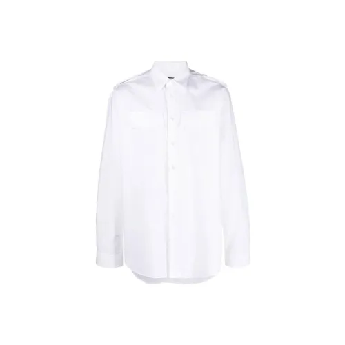 RAF SIMONS Uniform Long-sleeved Cotton Shirt