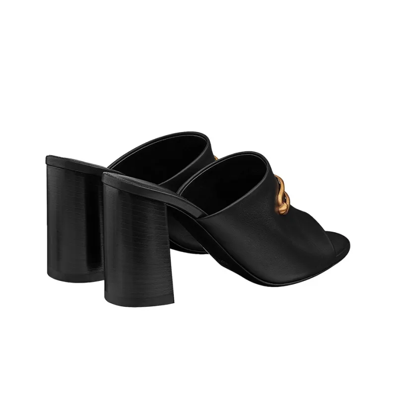 HERMES Odor Resistant Slide Slippers Women's Black-4