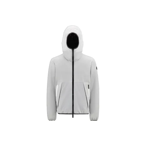 Moncler Down Jackets Men Light Gray