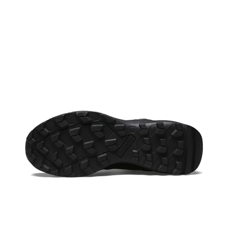 HUMTTO Slip Resistant, Abrasion Resistant, Breathable Mid Top Hiking Shoes Men's Black-4