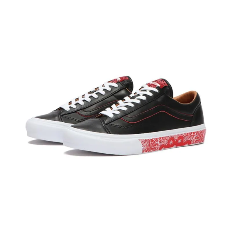 Vans Og Style 36 Lx 'Bandana Black Racing Red'-3