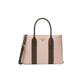 MICHAEL KORS Austin Leather Trim Handbag Shoulder Bag Crossbody Bag Large Size Women's Soft Pink