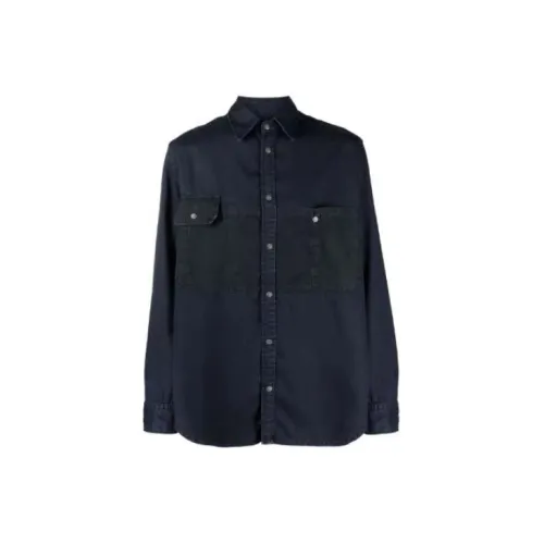 DIESEL Shirts Men Dark Blue