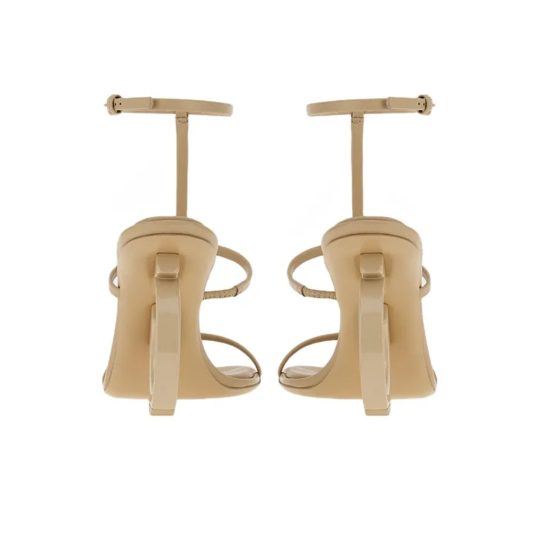 FERRAGAMO Elina One Strap Sandals Women's Light Umber-4