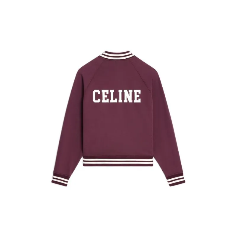CELINE Baseball Jacket Men's Red-1