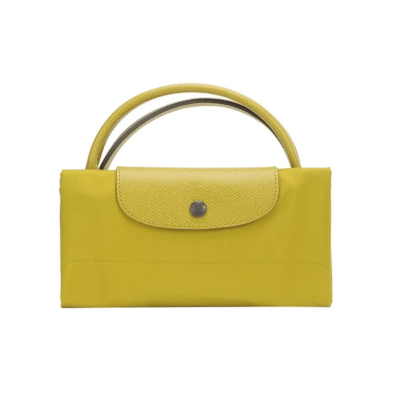 LONGCHAMP Le Pliage Club Dumpling Bag Travel Bag Handbags Large Size Women's Yellow-3