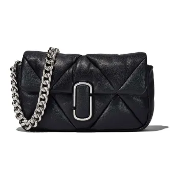 MARC JACOBS Goat Leather Shoulder Bag Handbag Shoulder Bag Women's Black