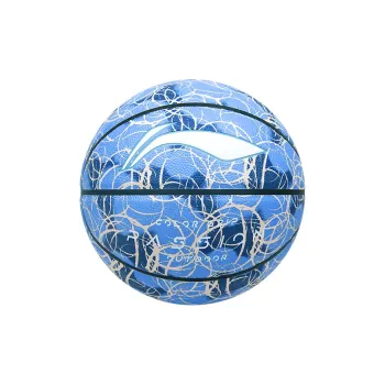 LiNing Rubber Basketball Heather Colorful Blue Size 7 Training Unisex