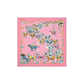HERMES Silk Silk Scarves Women's