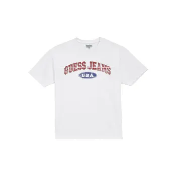 GUESS FW22 T Shirt Unisex White