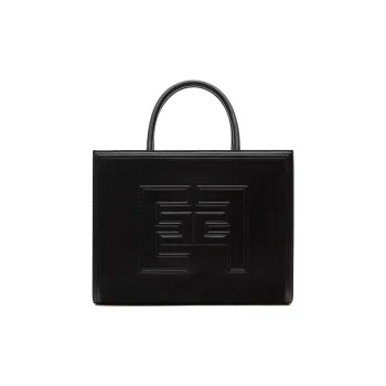 Elisabetta Franchi Tote Bag Shopping Bag Shoulder Bag Crossbody Bag Handbag Medium Size Women's Black