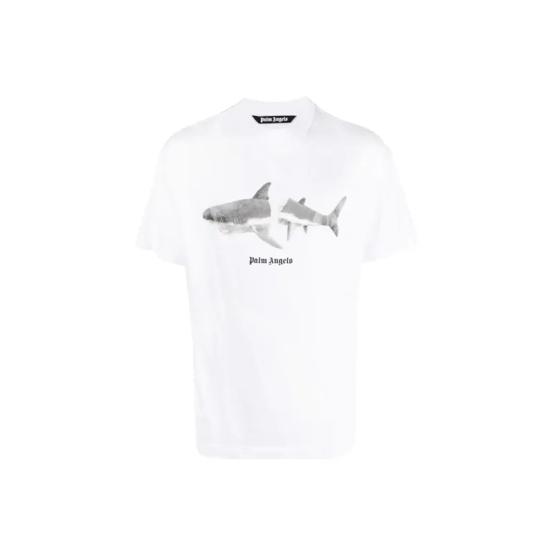 PALM ANGELS Shark Classic Tee-0