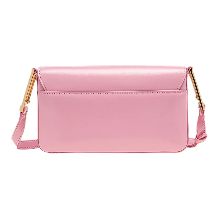 VANESSA HOGAN Cow Leather Chocolate Square Bag Chain Bag Shoulder Bag Crossbody Bag Women's Milkshake Pink-2