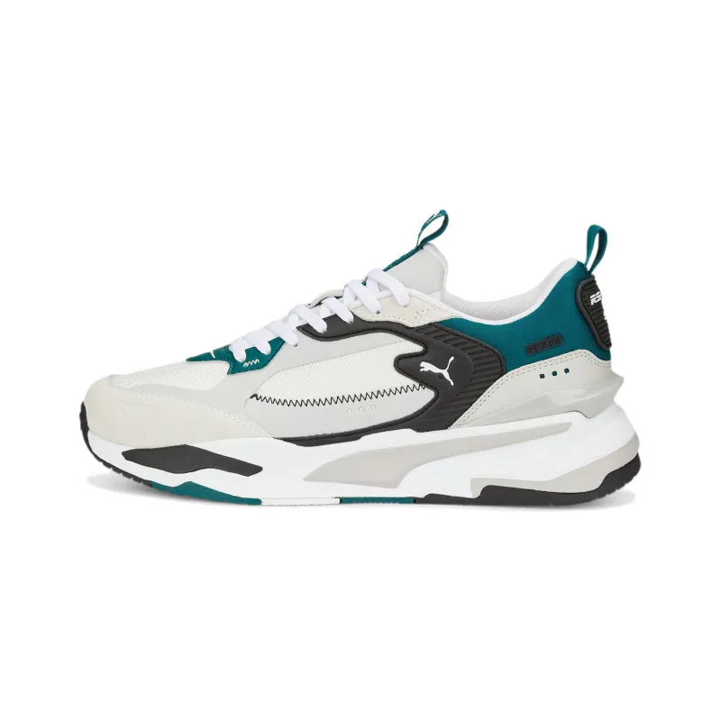 PUMA RS-Fast Limiter Suede Anti-Slip Wear-Resistant Low-Top Sports Casual Shoes Unisex White Green-0