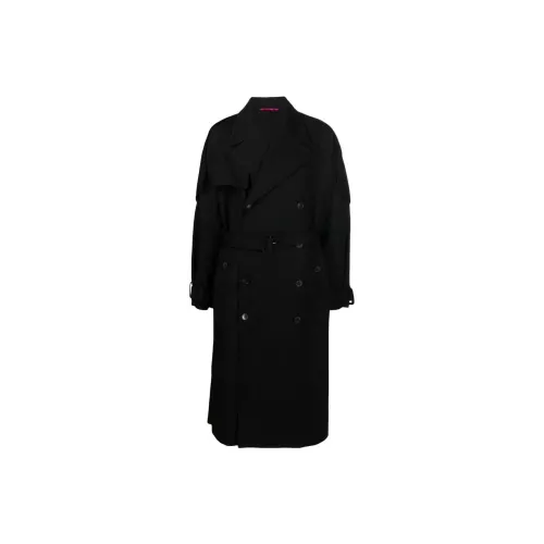 Valentino Coats Men Black