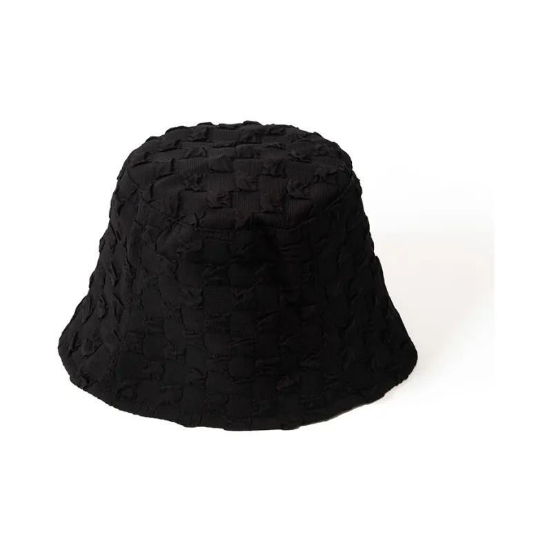 BAIJUAN Polyester Bucket Hats Women's Black, White-2