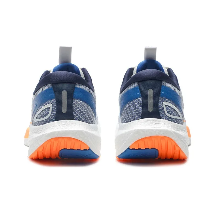 XTEP Cushioning Low-Top Running Shoes Men's White Blue-4