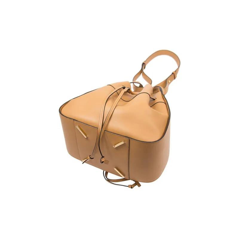 LOEWE Hammock Cow Leather Hammock Bag Shoulder Bag Crossbody Bag Handbag Women's Brown-3