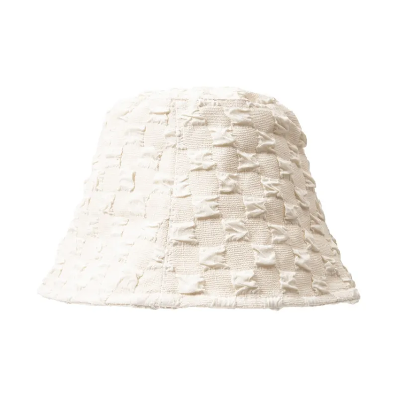 BAIJUAN Polyester Bucket Hats Women's Black, White-7