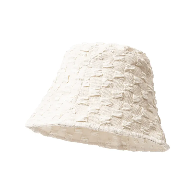BAIJUAN Polyester Bucket Hats Women's Black, White-6